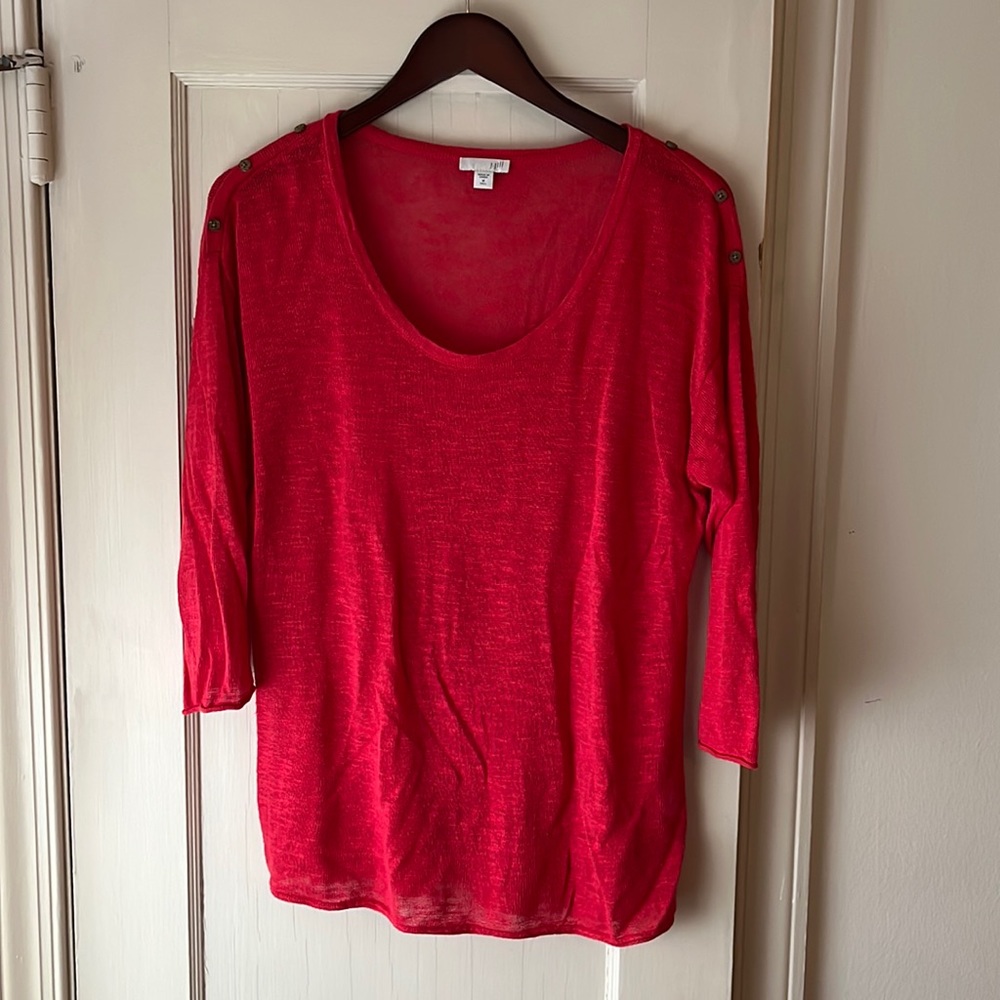 J. Jill linen blend lightweight sweater